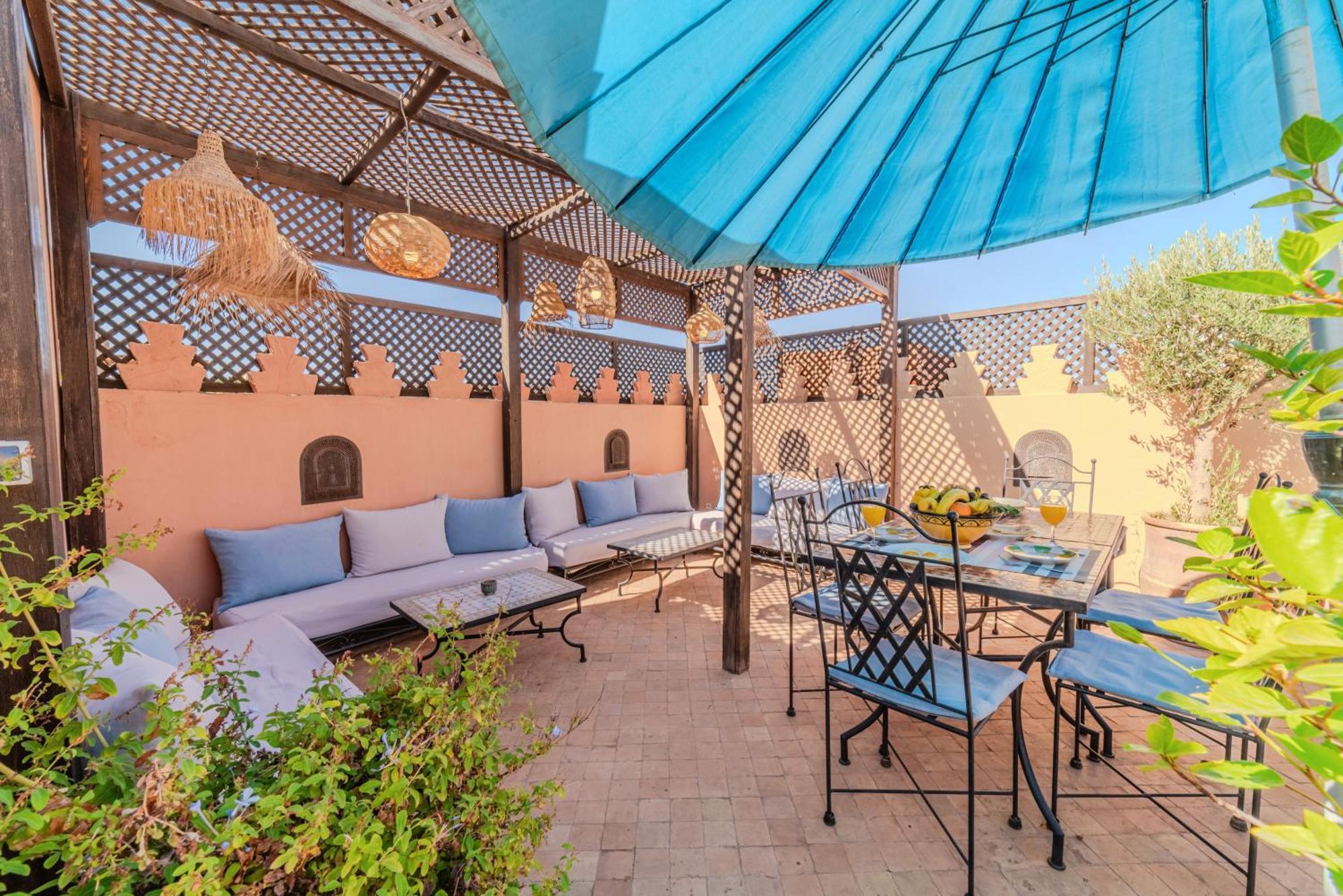 Вилла Riad Ayla Avec Piscine Privee Марракеш Экстерьер фото